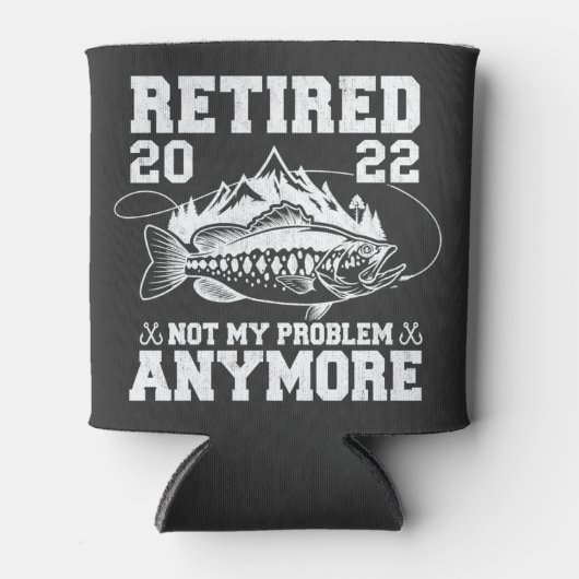 2022 退職したNot My Problemはもはやおもしろい魚釣り 缶クーラー (正面)