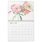 2022 2ページ（中）白 カレンダー (2月 2026)