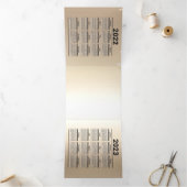 2022-2023カレンダー業務案内三折ホール 三つ折りカード (内部)