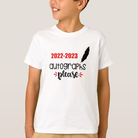 2022-2023サインをお願い Tシャツ (正面)