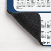 2022-2024 Police Box Blue 3 Year Calendar by Janz マウスパッド (コーナー)