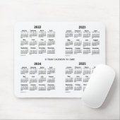 2022-2025白4年カレンダーby Janz マウスパッド (マウス)