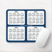 2022-2025 Police Box Blue 4 Year Calendar by Janz マウスパッド (マウス)