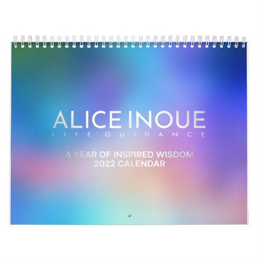 2022 Alice Inoue Life Guidance Calendar カレンダー (カバー)