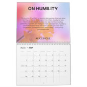 2022 Alice Inoue Life Guidance Calendar カレンダー (3月 2027)
