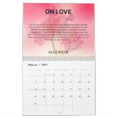 2022 Alice Inoue Life Guidance Calendar カレンダー (2月 2027)