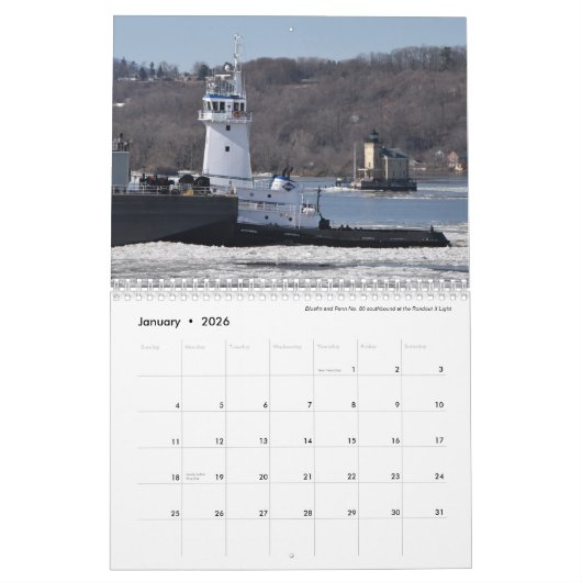 2022 Bluefin & Penn No. 80 カレンダー (1月 2026)