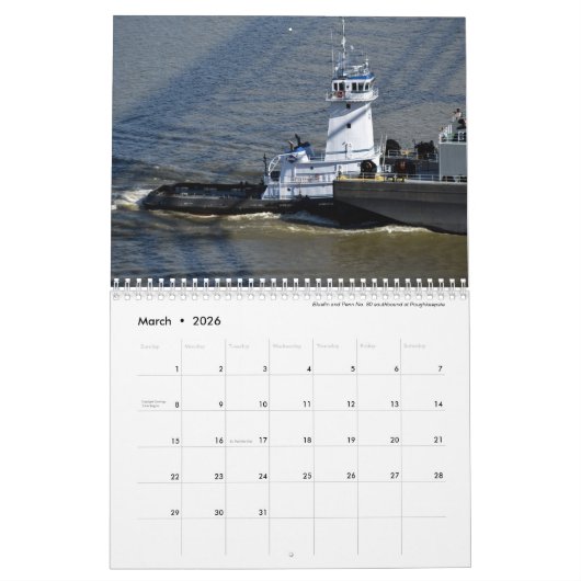 2022 Bluefin & Penn No. 80 カレンダー (3月 2026)