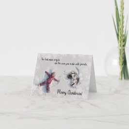 2022 Collectable Keeshond Greeting Card カード