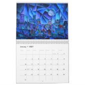 2022 Detroit inspired Calendar カレンダー (1月 2027)