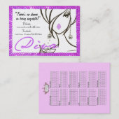 2022 Divaカレンダー/名刺 名刺 (正面/裏面)