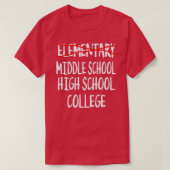 2022 Funny Elementary School Graduation 6th Grade  Tシャツ (デザイン正面)