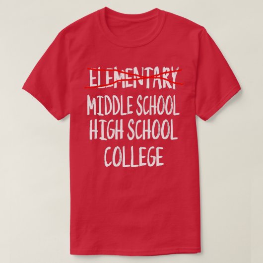 2022 Funny Elementary School Graduation 6th Grade  Tシャツ (デザイン正面)