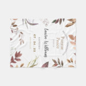 2022 JWカスタマイズコンベンションバプテスマフリースブラン フリースブランケット (正面(横))