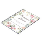 2022 JWコンベンション – フラワーノートブック ノートブック (左側)