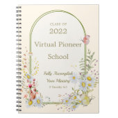 2022 JWパイオニア学校 – フローラフレーム ノートブック (正面)