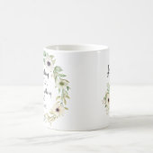 2022 JW年パーソナライズされた文字詩篇34:10 コーヒーマグカップ (中央)