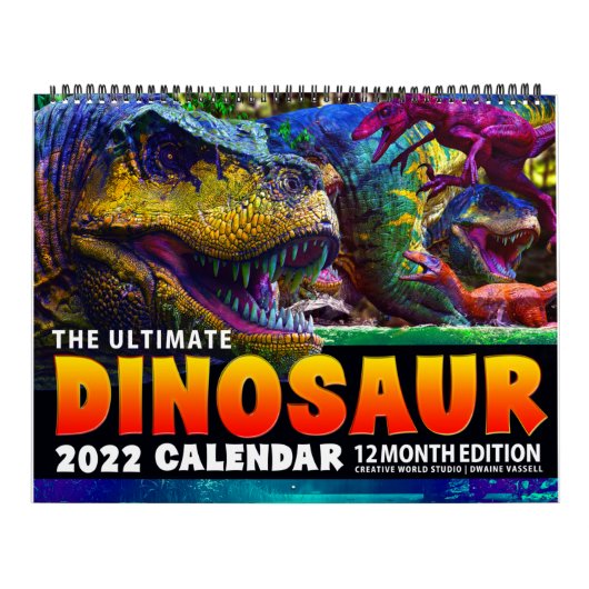 2022 KIDS DINOSALE WALL CALENDAR:アドベント カレンダー (カバー)