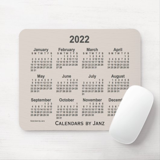 2022 La Boca Smoke Calendar by Janz Mouse pad マウスパッド (マウス)