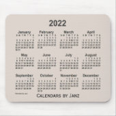 2022 La Boca Smoke Calendar by Janz Mouse pad マウスパッド (正面)