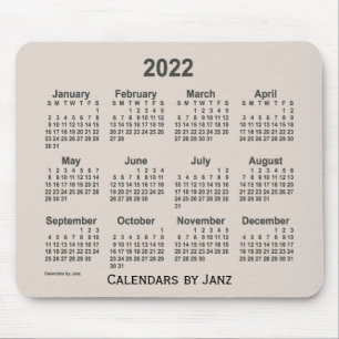 2022 La Boca Smoke Calendar by Janz Mouse pad マウスパッド