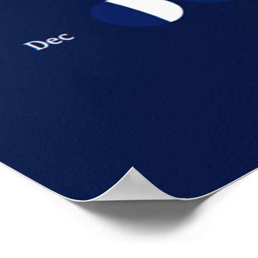 2022 Lunar Cycle Print, Value Poster Paper (Matte) ポスター (角)