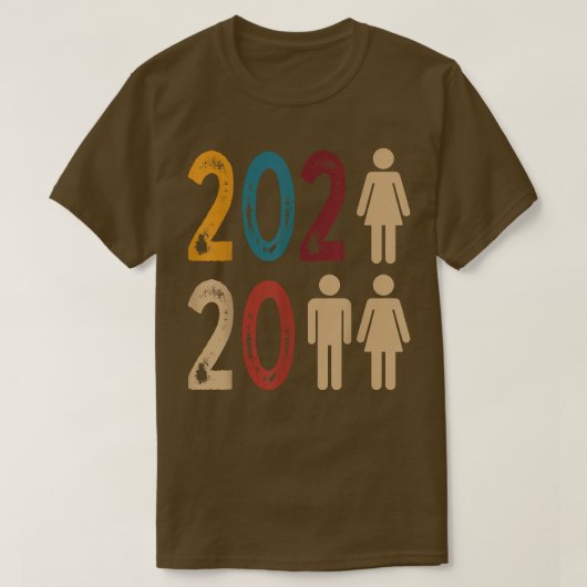2022 Mr Mrs Wife Husband Married Wedding Hubby Mat Tシャツ (デザイン正面)