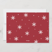 2022 Peace Love Joy写真クリスマス シーズンカード (裏面)