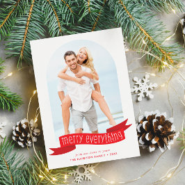 2022 PHOTO arch モダン メリー everything ribbon 案内状