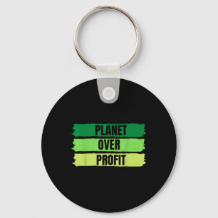 2022 Planet Over Profit Earth DayヴィンテージTシャツ キーホルダー