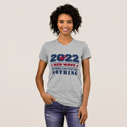 2022 RED WAVE Tシャツ (正面フル)
