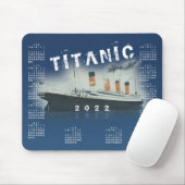2022 RMSタイタニックブルーカレンダーマウスパッド マウスパッド (マウス)