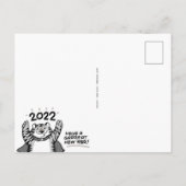 2022 - Tiger Lunar New Year Post Card ポストカード (裏面)