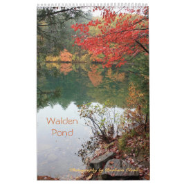 2022 Walden Pond:11 x 17ページ カレンダー