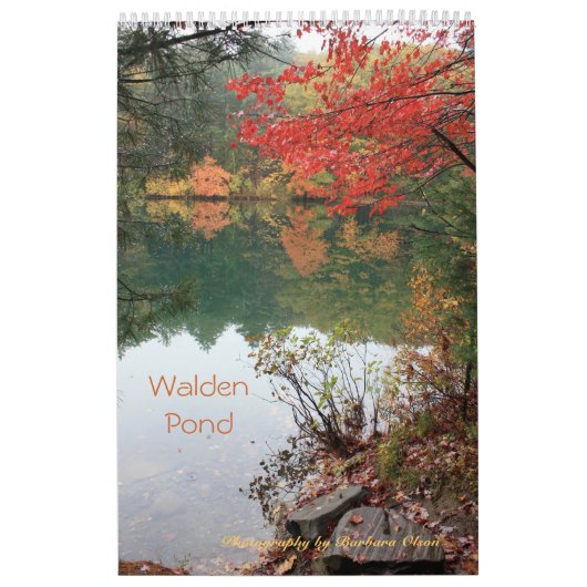 2022 Walden Pond:11 x 17ページ カレンダー (カバー)