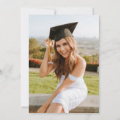 2022 Wildflower写真卒業招待状 招待状 (裏面)