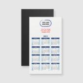 2022 Your Logo Branded Navy Calendar (正面/裏面)