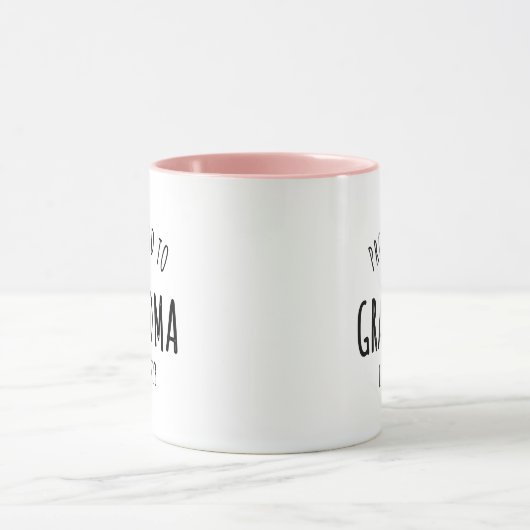 2023おばあちゃんの妊娠の発表に昇進 マグカップ (中央)