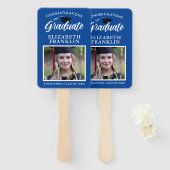 2023おめでとう卒業学校カラーフォトハンド ハンドファン (正面&裏面)