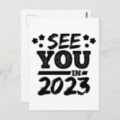 2023おもしろい年に ポストカード (正面/裏面)