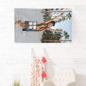 2023はっきりした年の写真クラスタイポグラフィ卒業 横断幕 (インサイチュ)