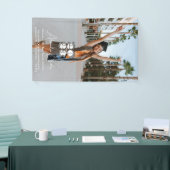 2023はっきりした年の写真クラスタイポグラフィ卒業 横断幕 (トレードショー)