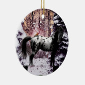 2023アパルーサ&深紅色 セラミックオーナメント (右)