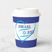 2023イスラエル独立記念日75 紙コップ (裏面)