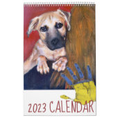 2023ウクライナペットレリーフ、 浮き彫り用カレンダー カレンダー (カバー)
