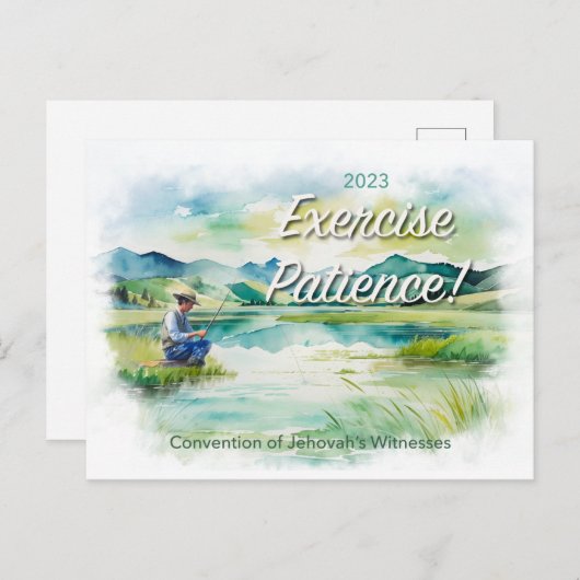 2023エクササイズ忍耐！JWコンベンションポストカード ポストカード (正面/裏面)