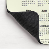 2023カスタム年カレンダー マウスパッド (コーナー)