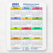 2023カレンカラフルダーモダンブルービジネス マウスパッド (正面)