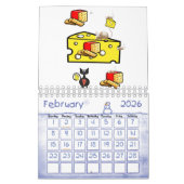 2023カレンダチーズマウスイヤーチーズ カレンダー (2月 2026)