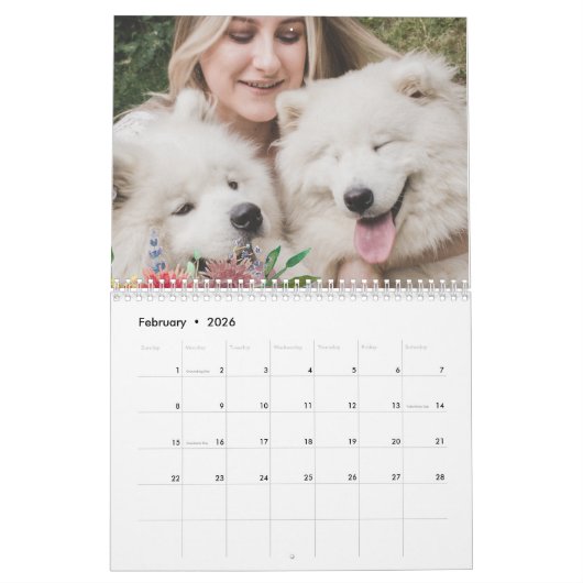 2023カレンダーと休日の家族の写真プランナー カレンダー (2月 2026)